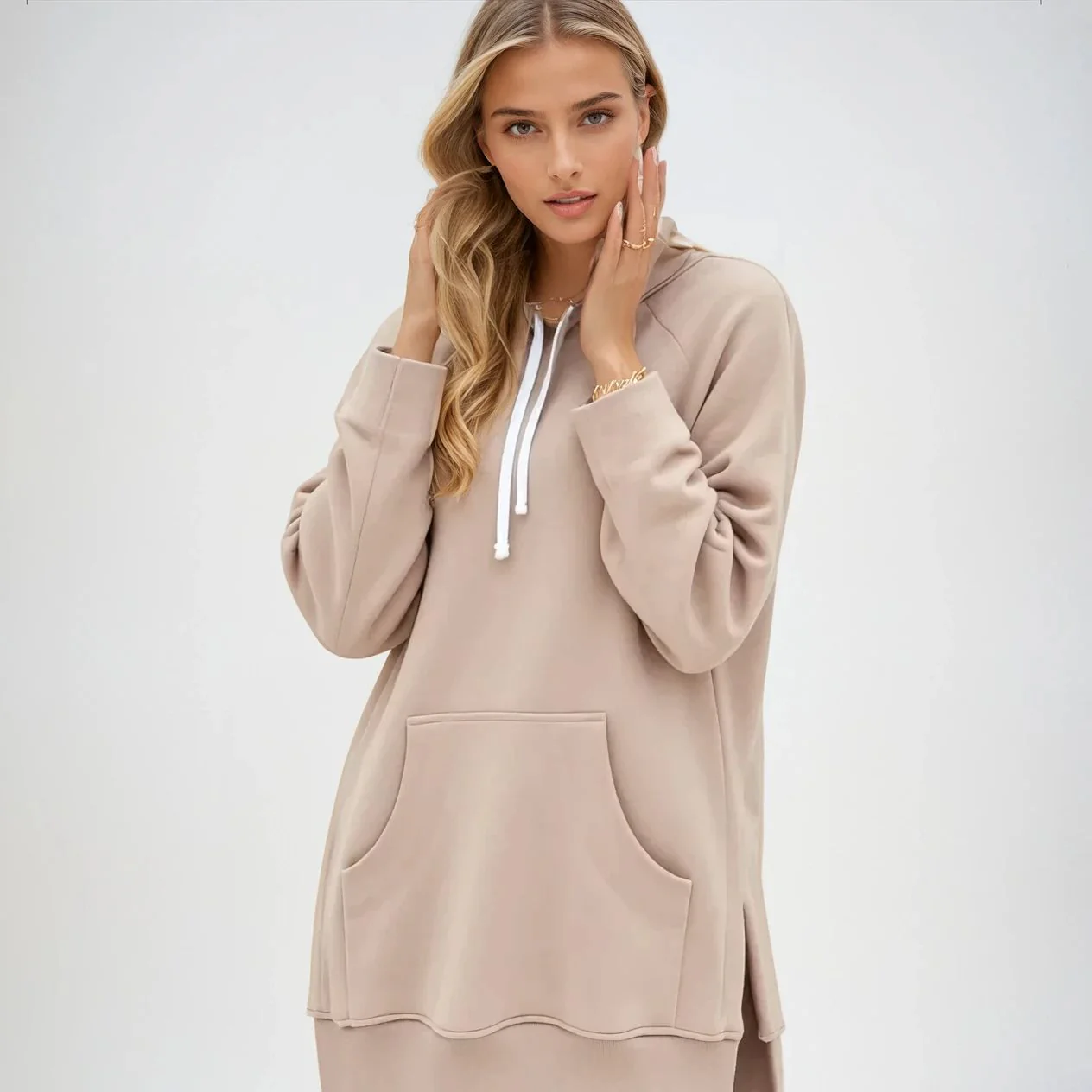 OVERSIZED HOODIE DRESS - Image 4