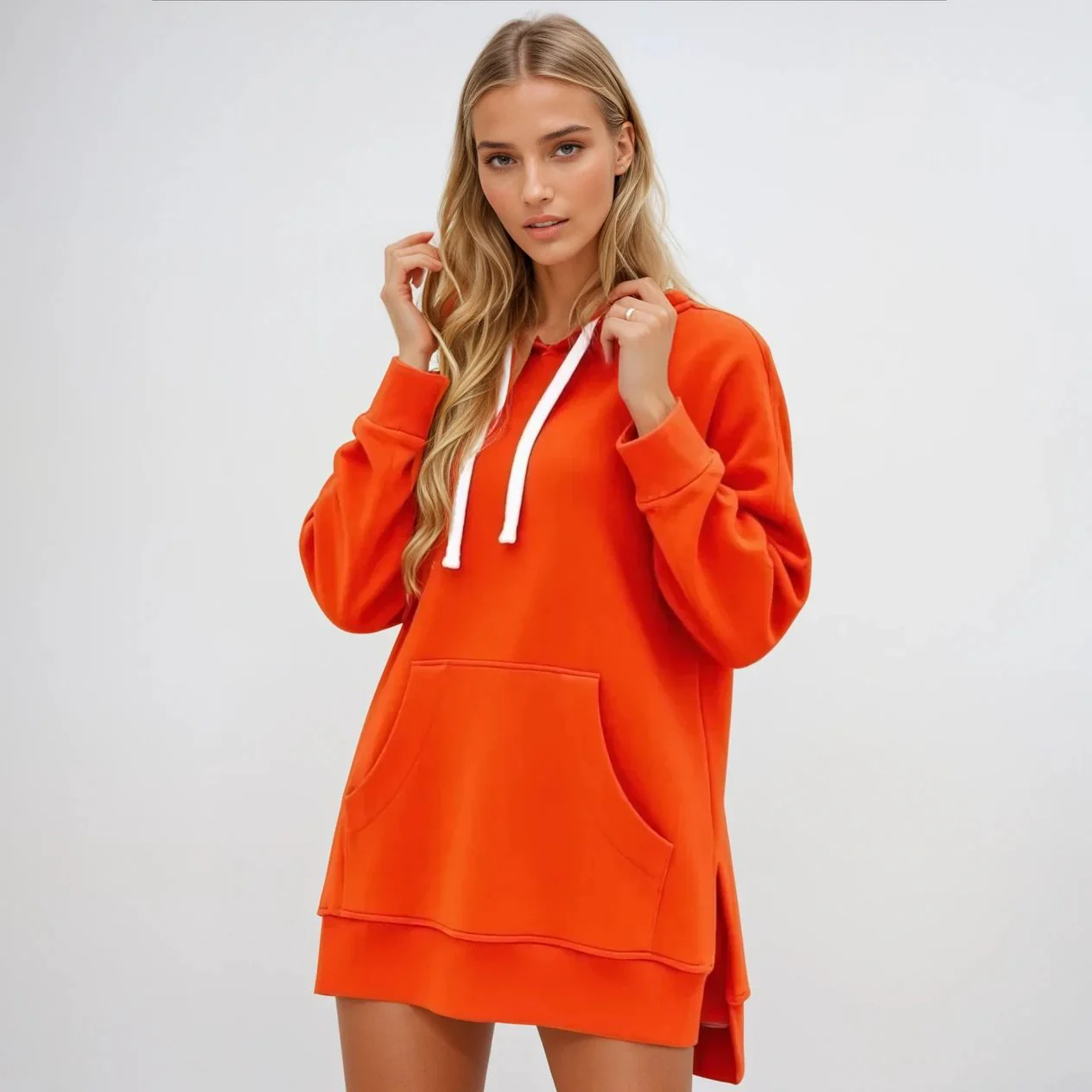OVERSIZED HOODIE DRESS - Image 9